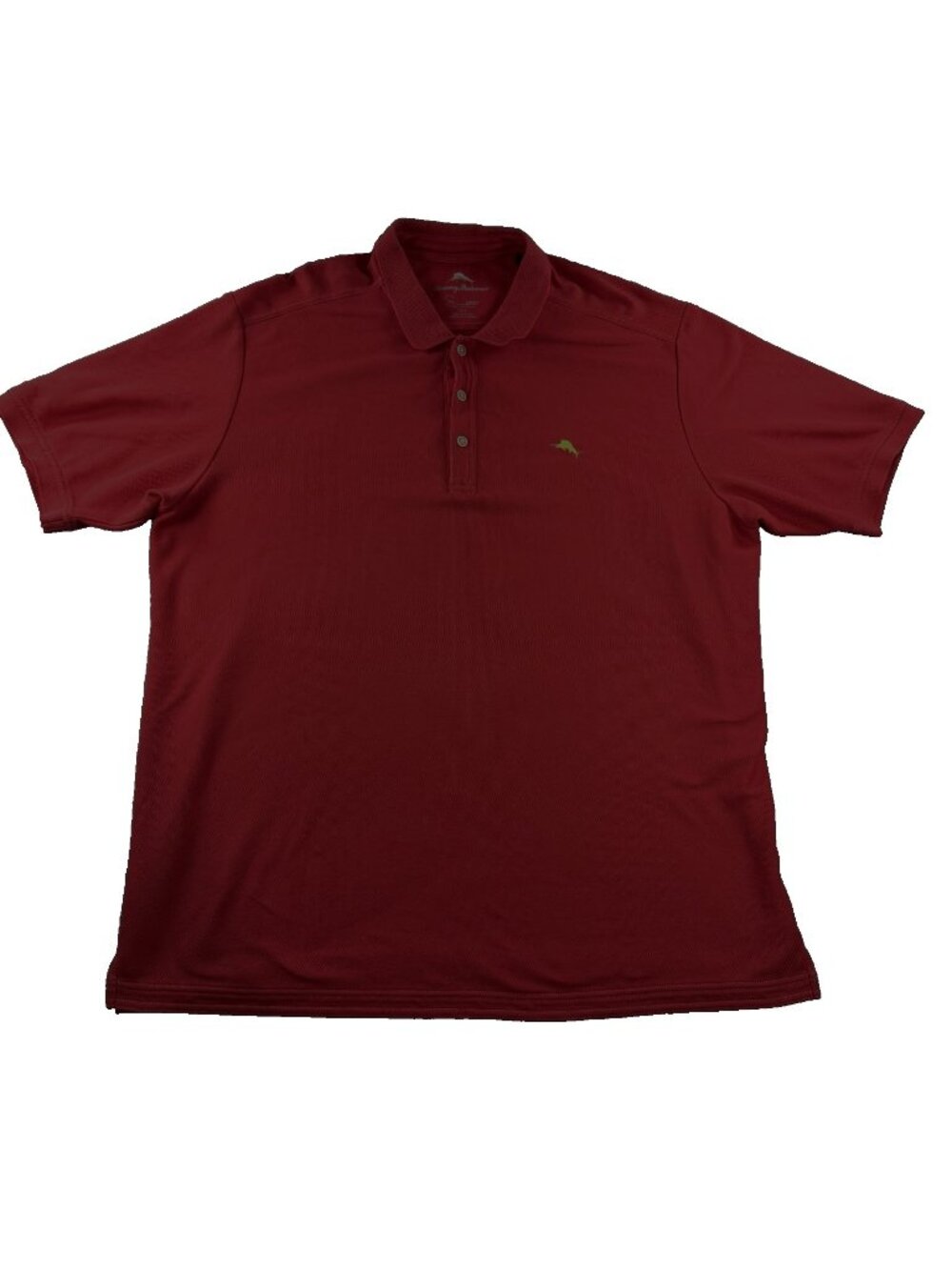 Tommy Bahama Supine Maroon Marlin Polo Shirt Size Large